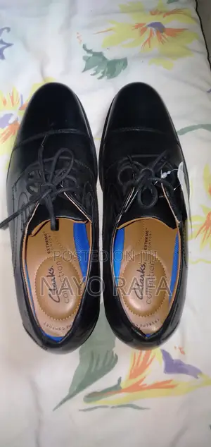 Clarks Collection Men's Cap - Toe Oxford | Black Leather