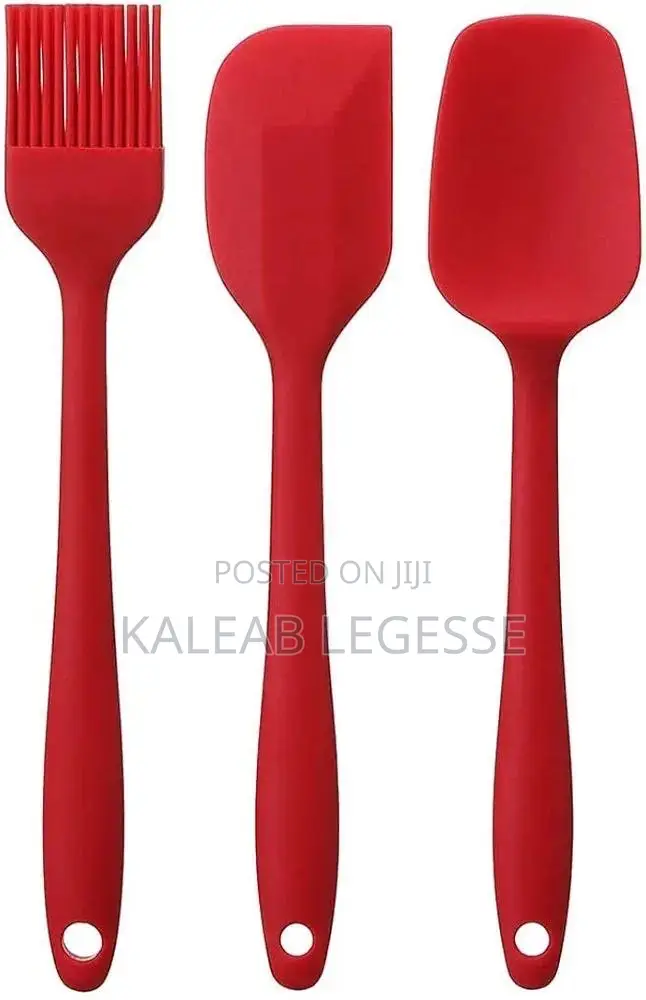 3pcs Silicon Brush Spatulas
