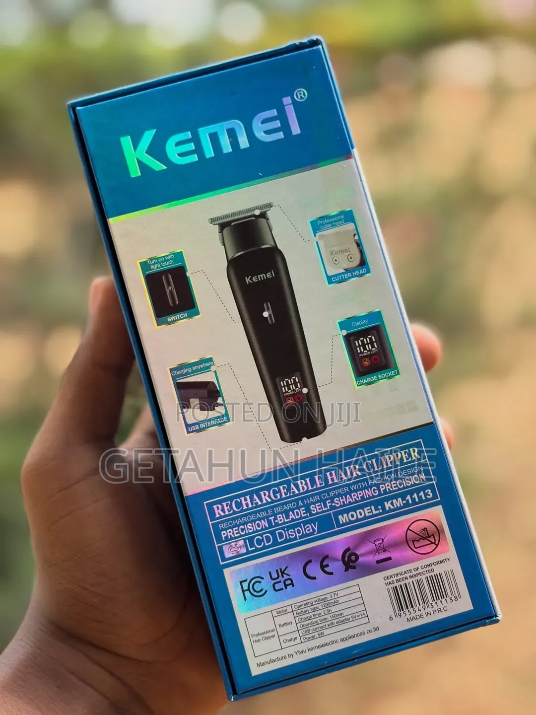 Kemei Km-1113 Professional Hair Clipper and Trimmer