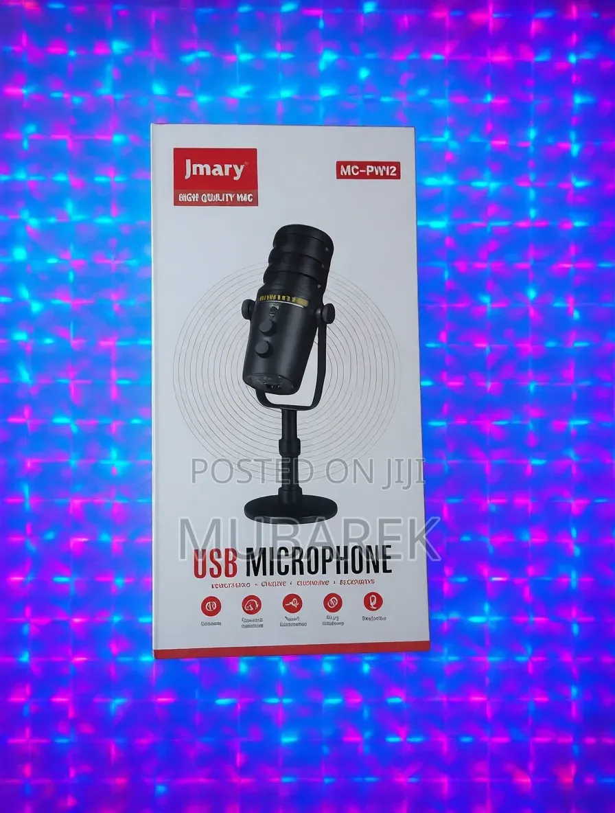 Jmary Mc-Pw12 ማይክ ለቀጥታ ስርጭት (Live Stream)