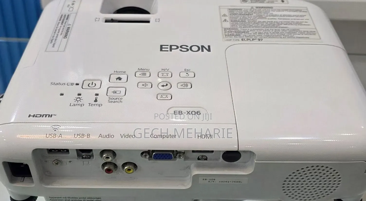 Brand New Epson Projector Model Name: Eb -X06 Hardware Interface: