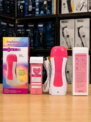 Full Set Hair Wax Device- Warmer, Strips and Wax