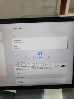 New Lenovo Yoga Tab 11 256 GB