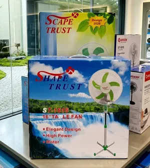 Shape Trust Standing Fan Powerful Cooling End Scape Trust Boxed Fans