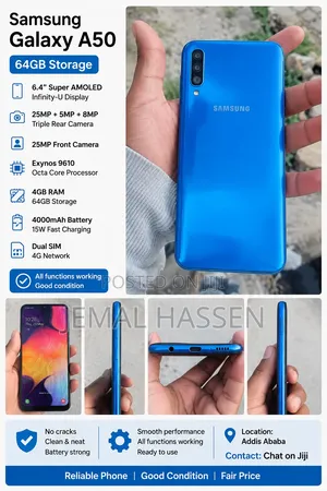 Samsung Galaxy A50 64 GB Blue