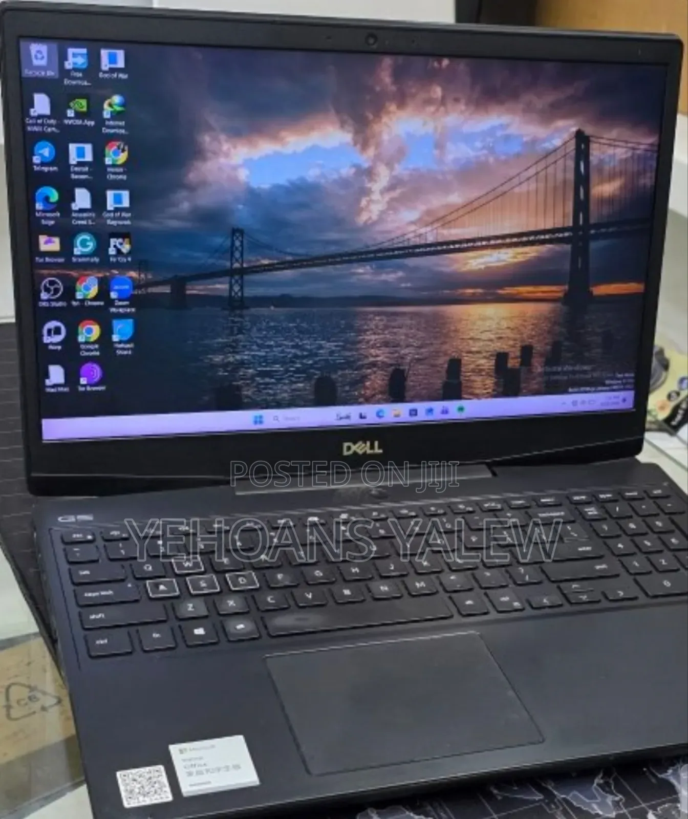 New Laptop Dell G15 5511 32GB Intel Core i7 SSD 512GB