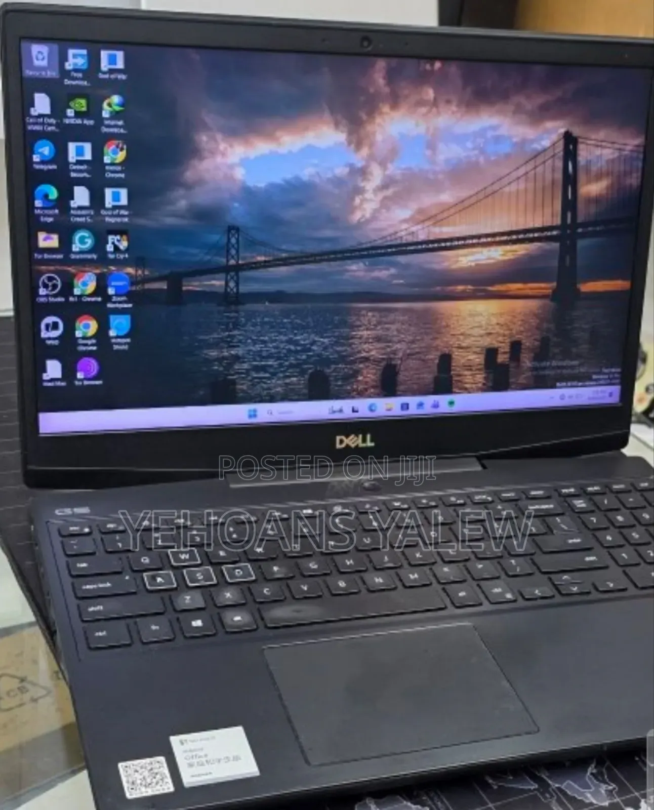 New Laptop Dell G15 5511 32GB Intel Core i7 SSD 512GB