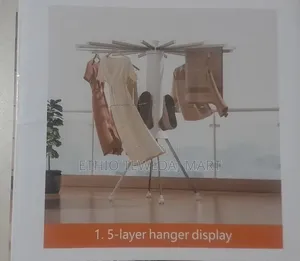 Octopus Folding Clothes Hanger Clothes Drying Rack የልብስ ማድረቂያ የልብስ ማስጫ
