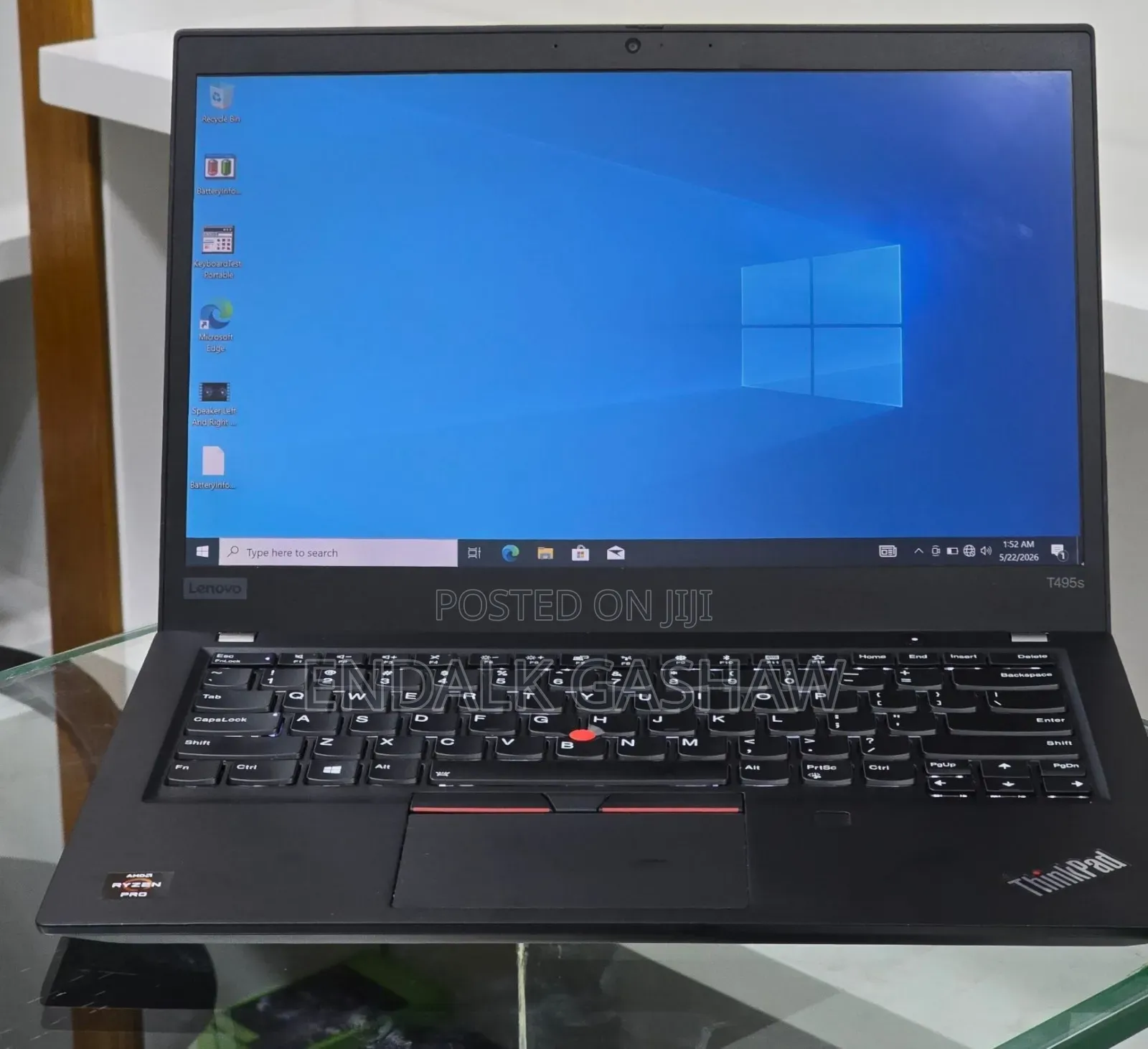 New Laptop Lenovo ThinkPad t495s 16GB AMD Ryzen 7 SSD 512GB