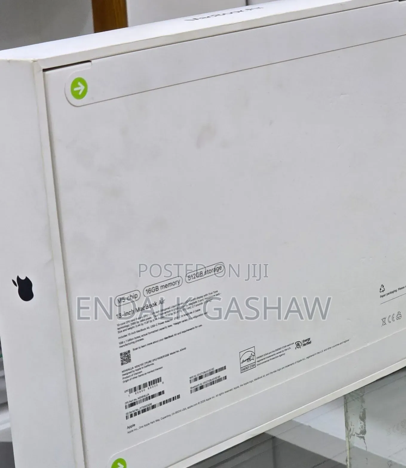 New Laptop Apple MacBook Air 2026 M5 13-inch 16GB Apple M5 SSD 512GB