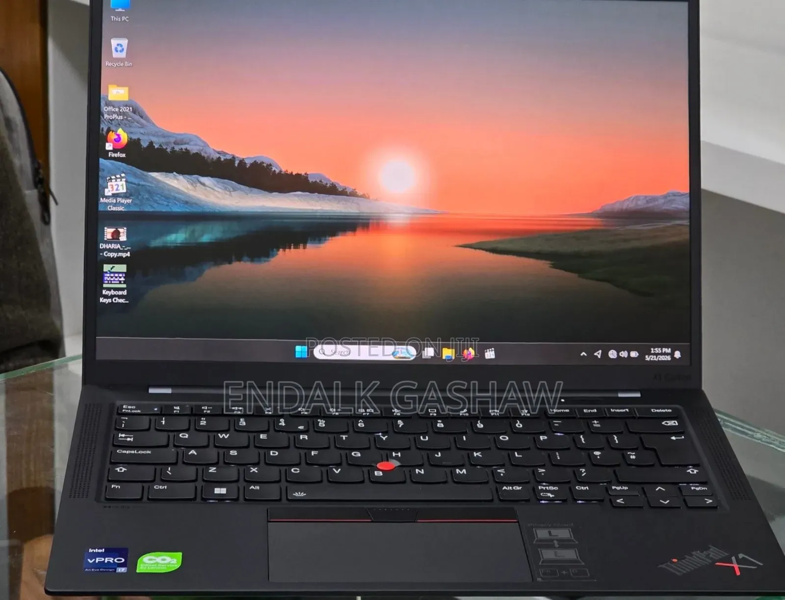 New Laptop Lenovo ThinkPad X1 Carbon 16GB Intel Core i7 SSD 512GB