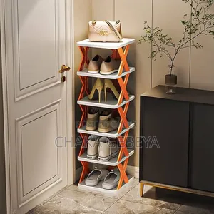 6‐Tier Plastic Shoe Rack – Space Saver – Free Delivery
