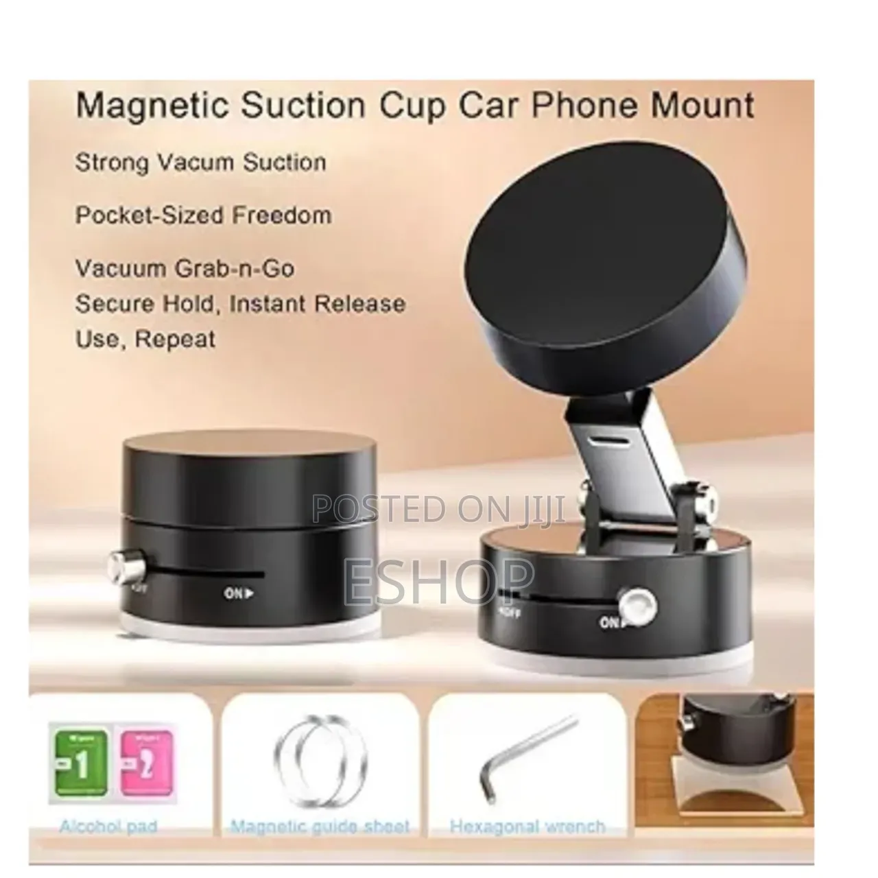 Portable Vacuum Suction Stand For Video Calls Streaming