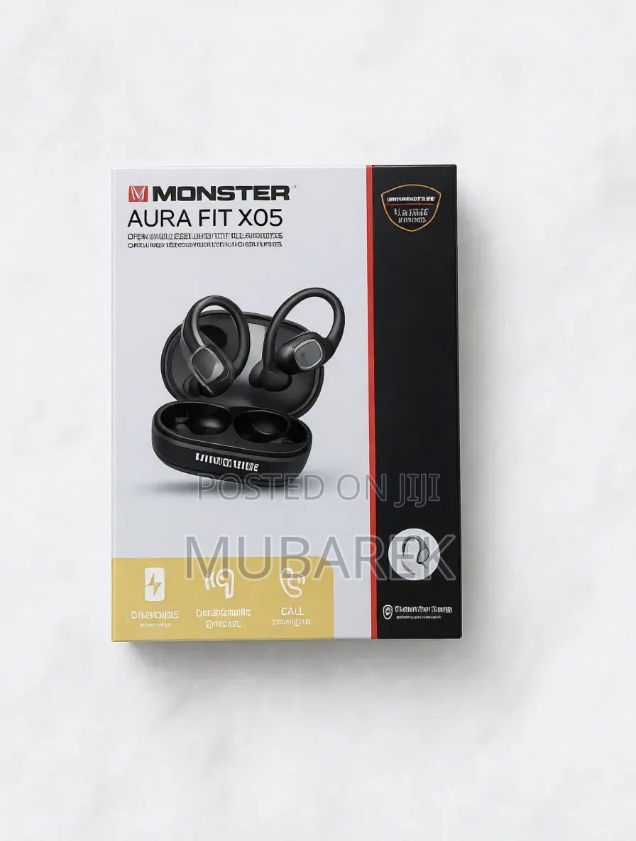 Monster Aura Fit X05 Wireless Earphones Open Ear Design