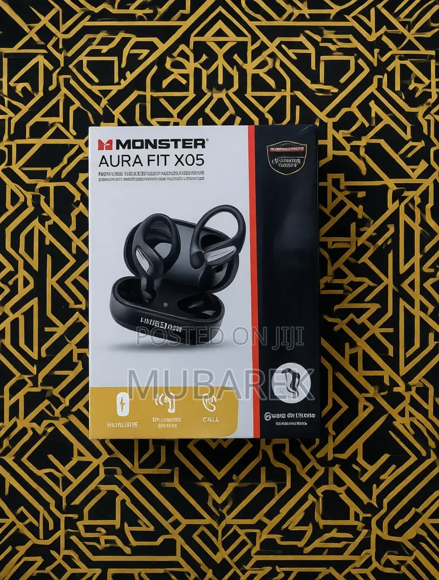 Monster Aura Fit X05 Open Ear Bluetooth Headphones