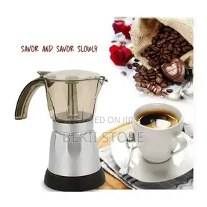 Portable Electric Moka Coffee Maker Machine የቡና ማሽን