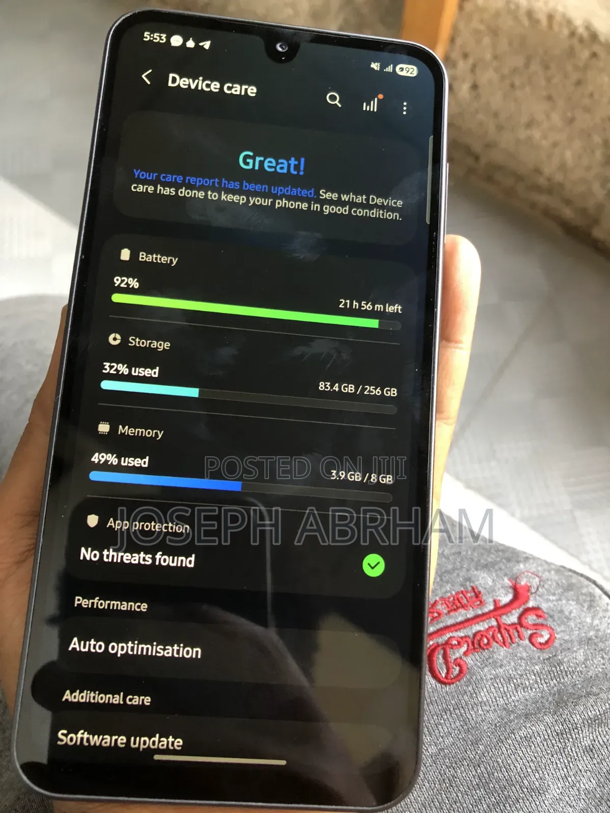 New Samsung Galaxy A26 256 GB Black