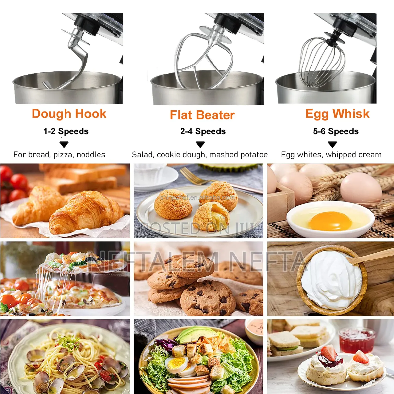Sokany 4 in 1 Standing Mixer