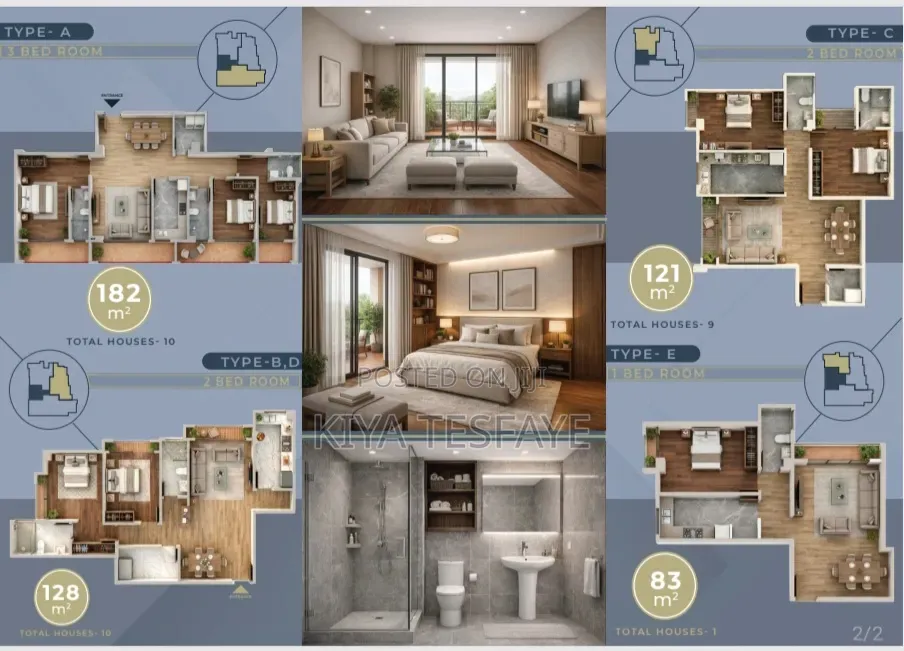 Furnished 3bdrm Apartment In ኦሎንፒያ 2, Bole For Sale