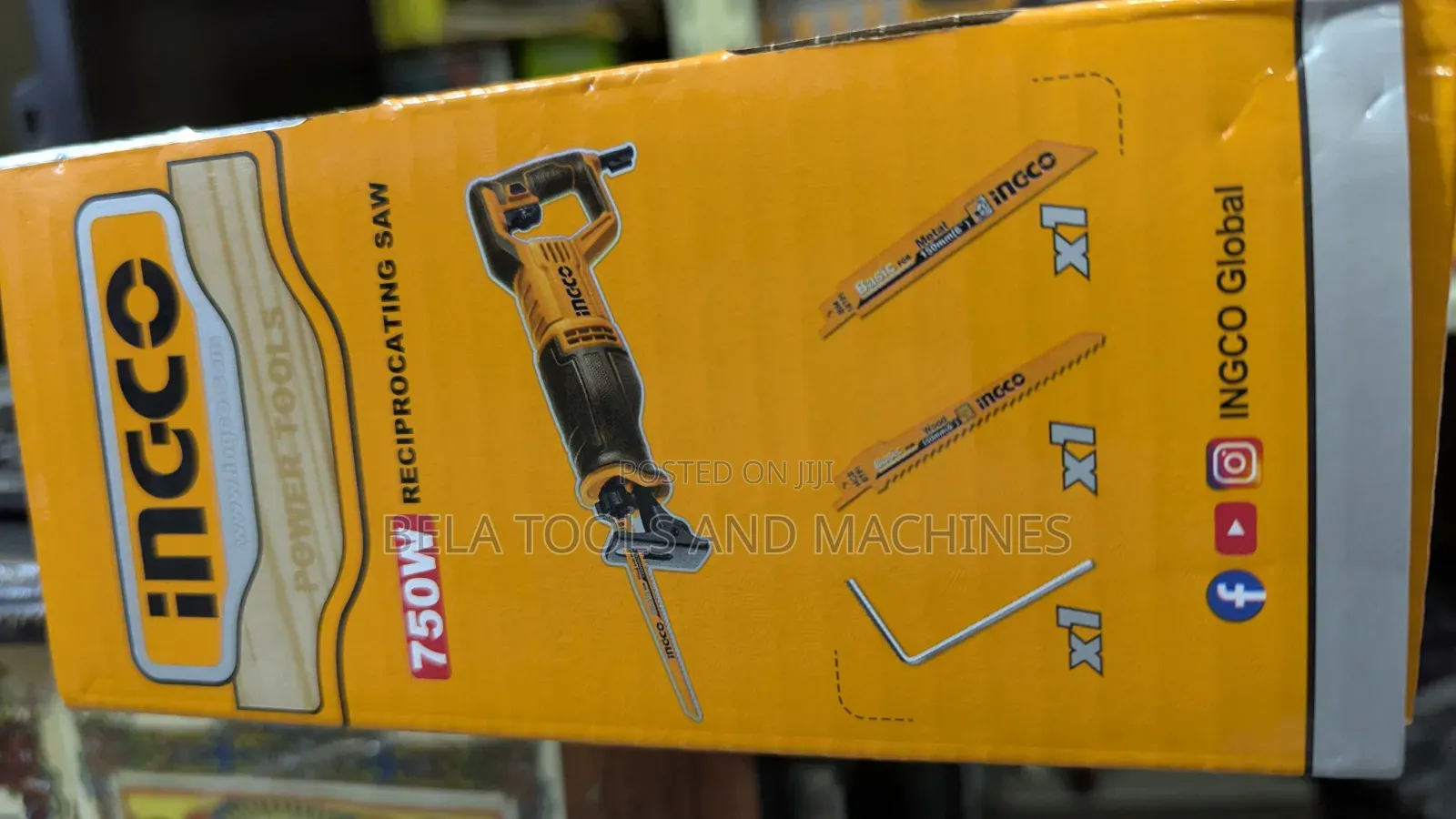 Ingco Industrial Reciprocating Saw 750w