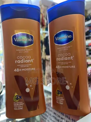 Original Cocoa Radiant Vaseline Body Lotion 48 Hr Moisture