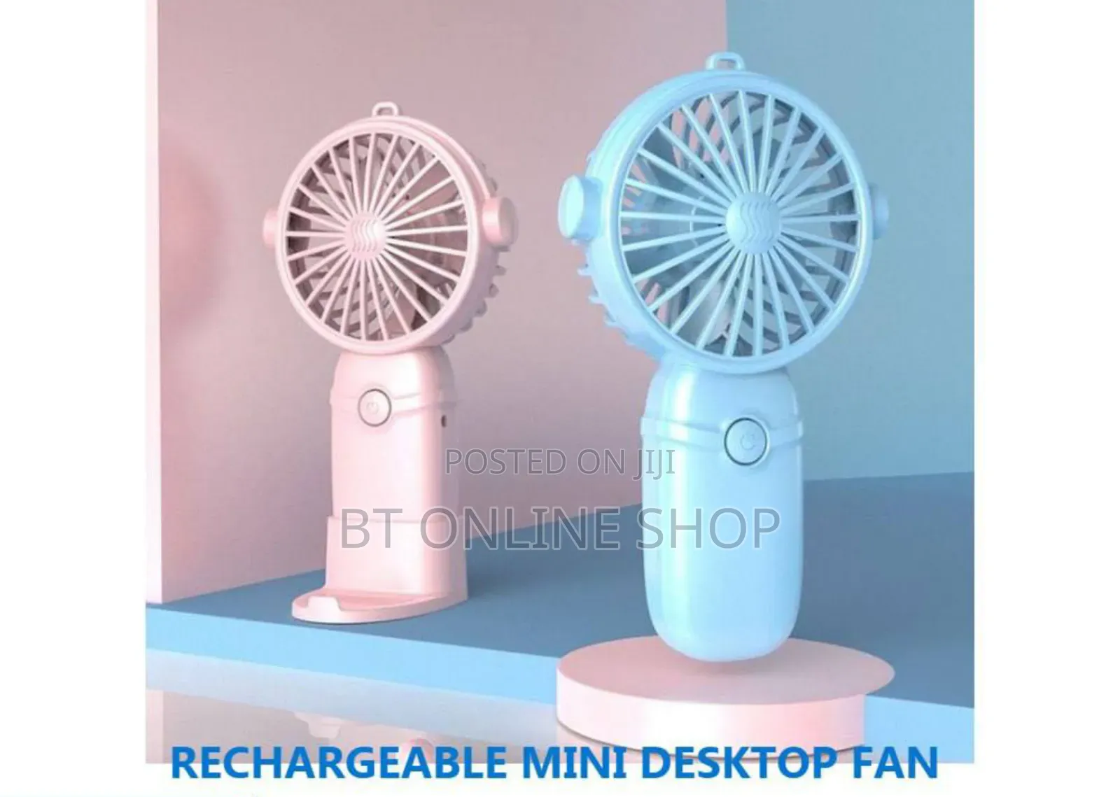 Rechargeable Mini Desktop Fan