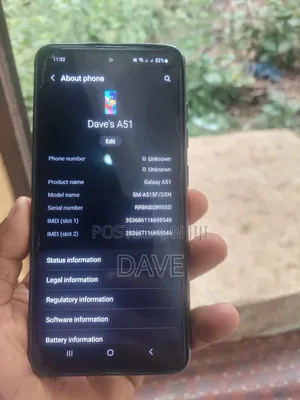Samsung Galaxy A51 256 GB Blue