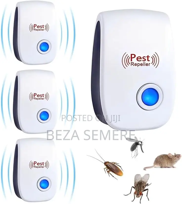 Ultra Sonic Pest Repeller በረሮ ቢንቢ አይጥ ሸረሪት Vfsa23
