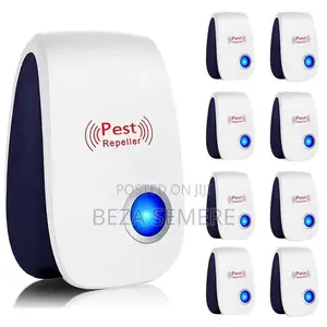 Ultra Sonic Pest Repeller በረሮ ቢንቢ አይጥ ሸረሪት እና ሌሎችም Wqtg453