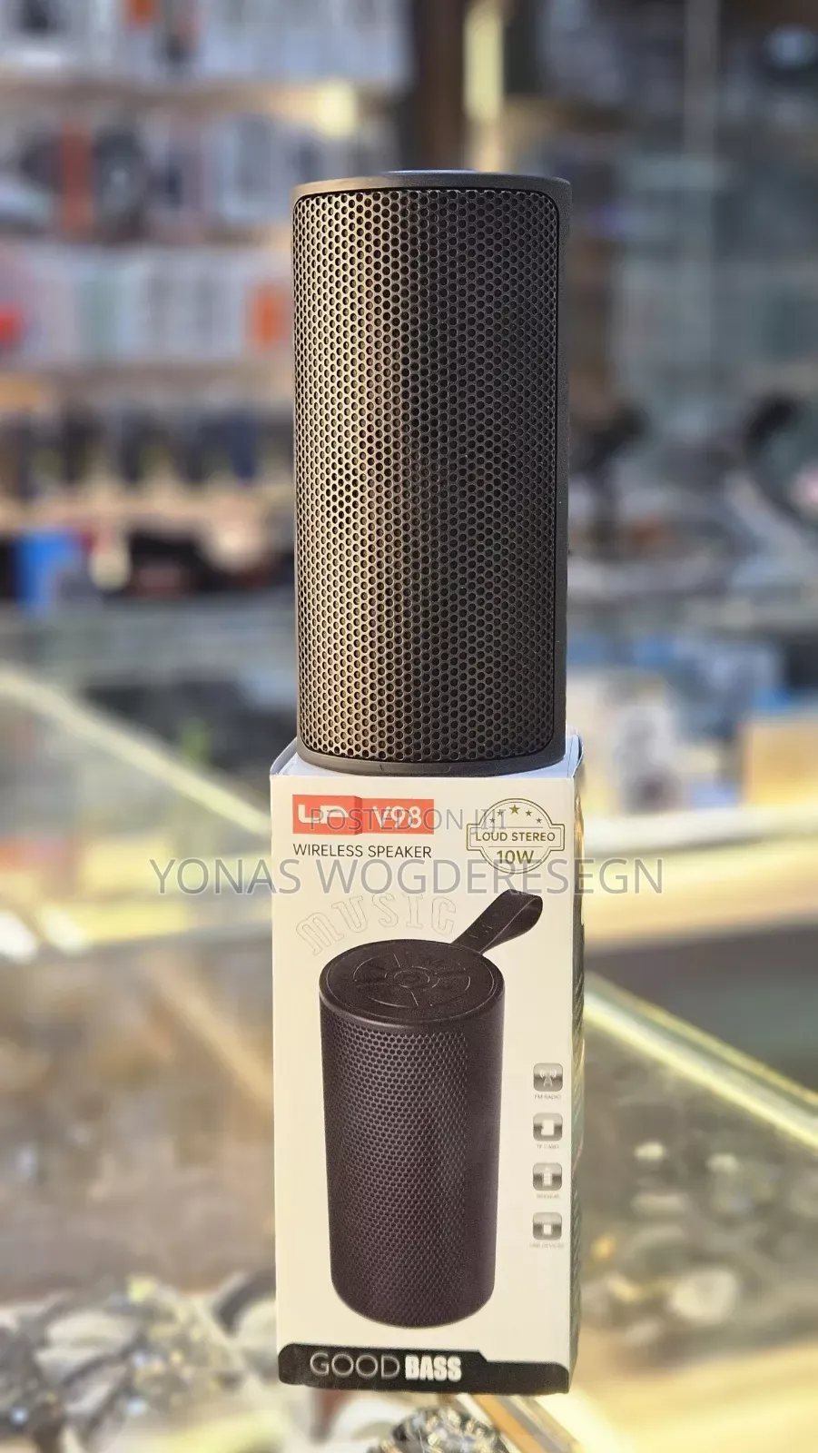 Lp V98 Wireless Bluetooth Speaker – Deep Bass Portable Speaker