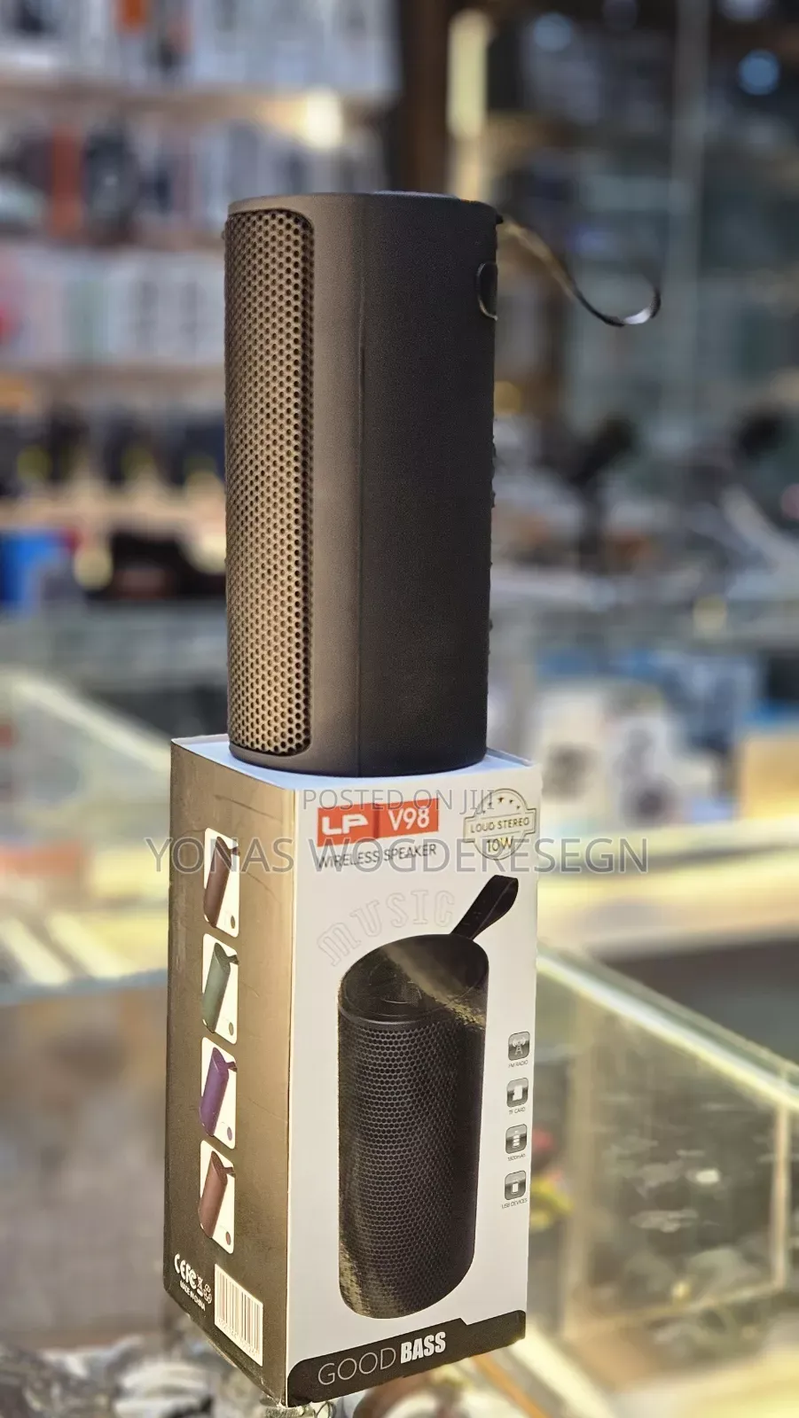 Lp V98 Wireless Bluetooth Speaker – Deep Bass Portable Speaker