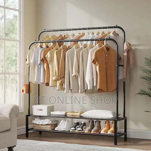 New Simple Floor Clothes Rack