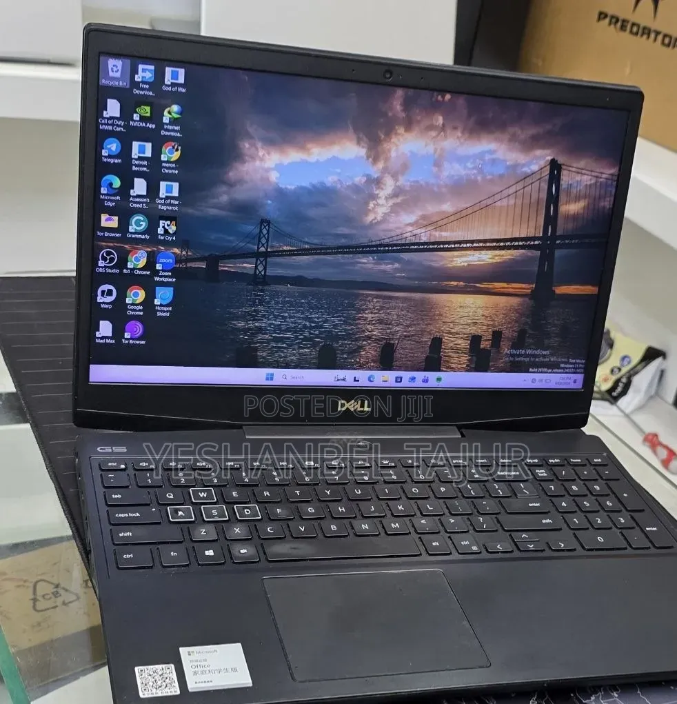 New Laptop Dell G15 5511 32GB Intel Core i7 SSD 512GB