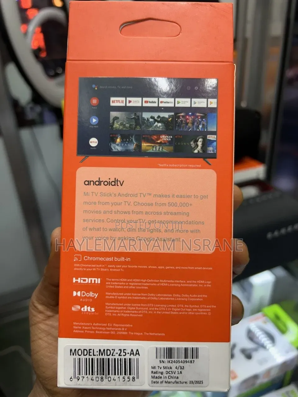 Mi Tv Stick 8500 Free Delivery