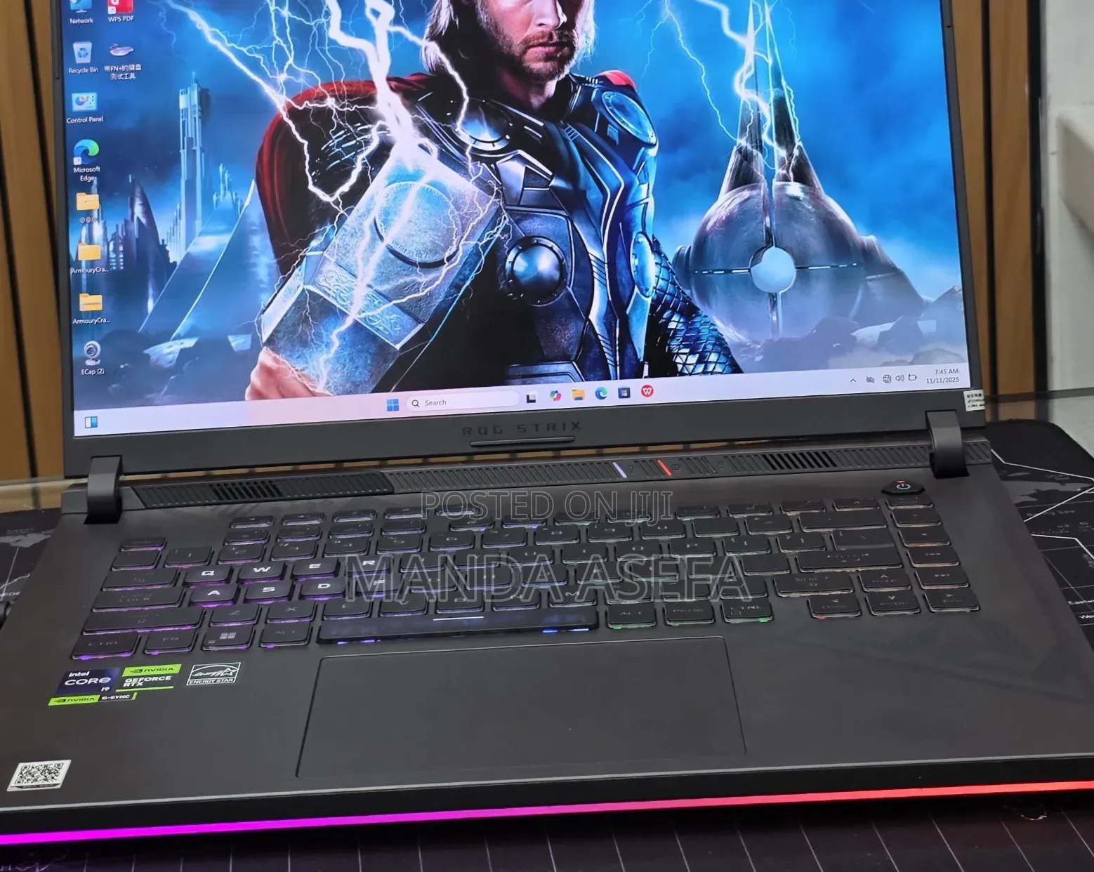 New Laptop Asus ROG Strix G16 G614 16GB Intel Core i9 SSD 1T