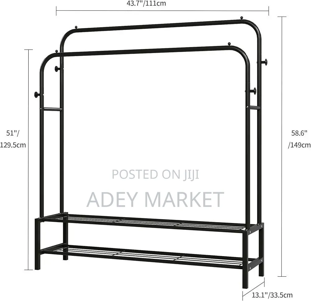 New Simple Floor Clothes Rack.