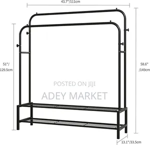 New Simple Floor Clothes Rack.