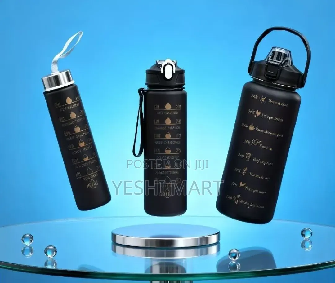 Leak-proof Inspirational Reminder Water Bottle, Mediumcup, Convenient