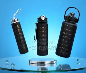 Leak-proof Inspirational Reminder Water Bottle, Mediumcup, Convenient