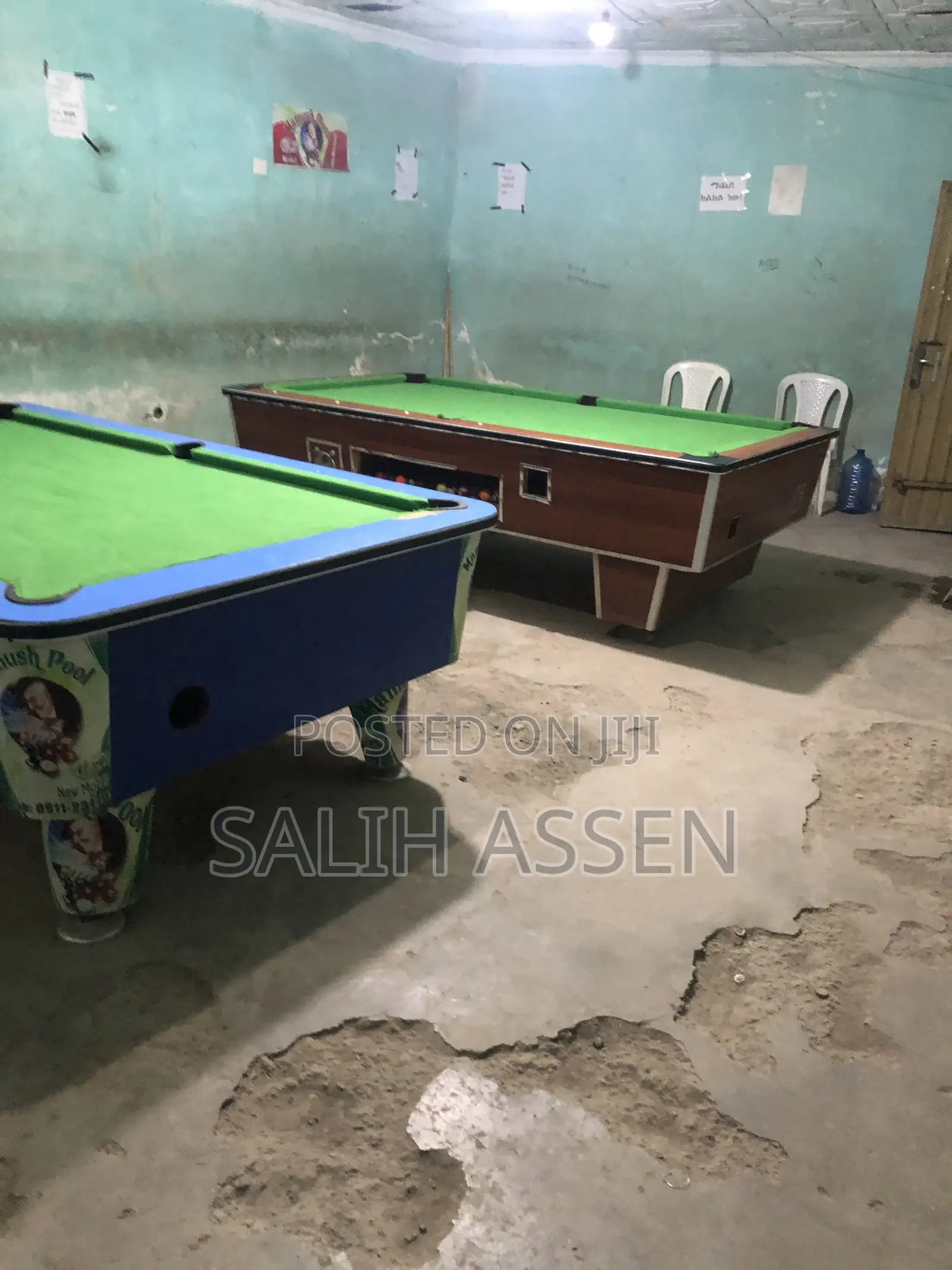 "የተሟላ የፑል ንግድ ስራ ለሽያጭ – 2 የፑል Professional Pool Table For Sale
