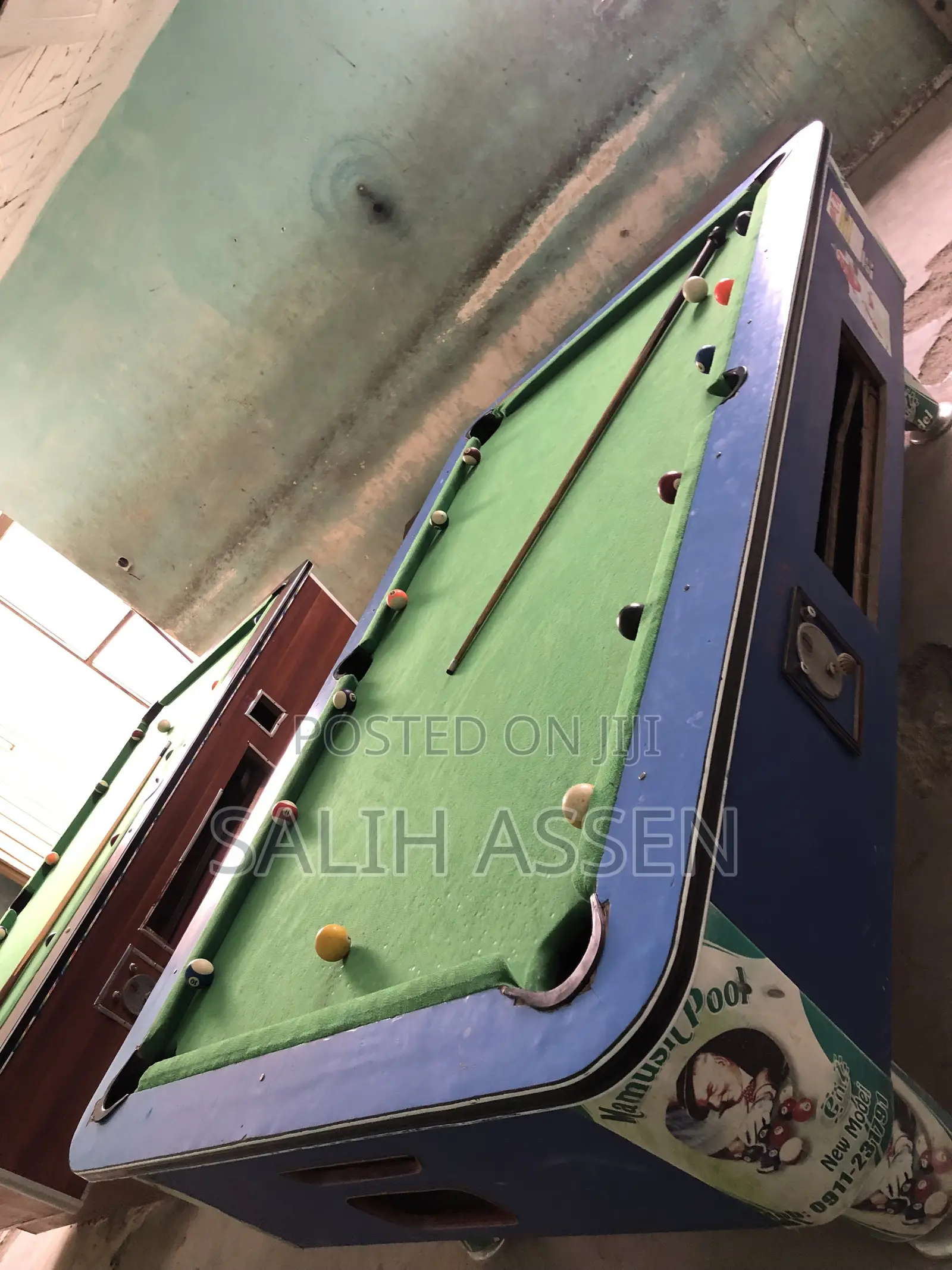 "የተሟላ የፑል ንግድ ስራ ለሽያጭ – 2 የፑል Professional Pool Table For Sale