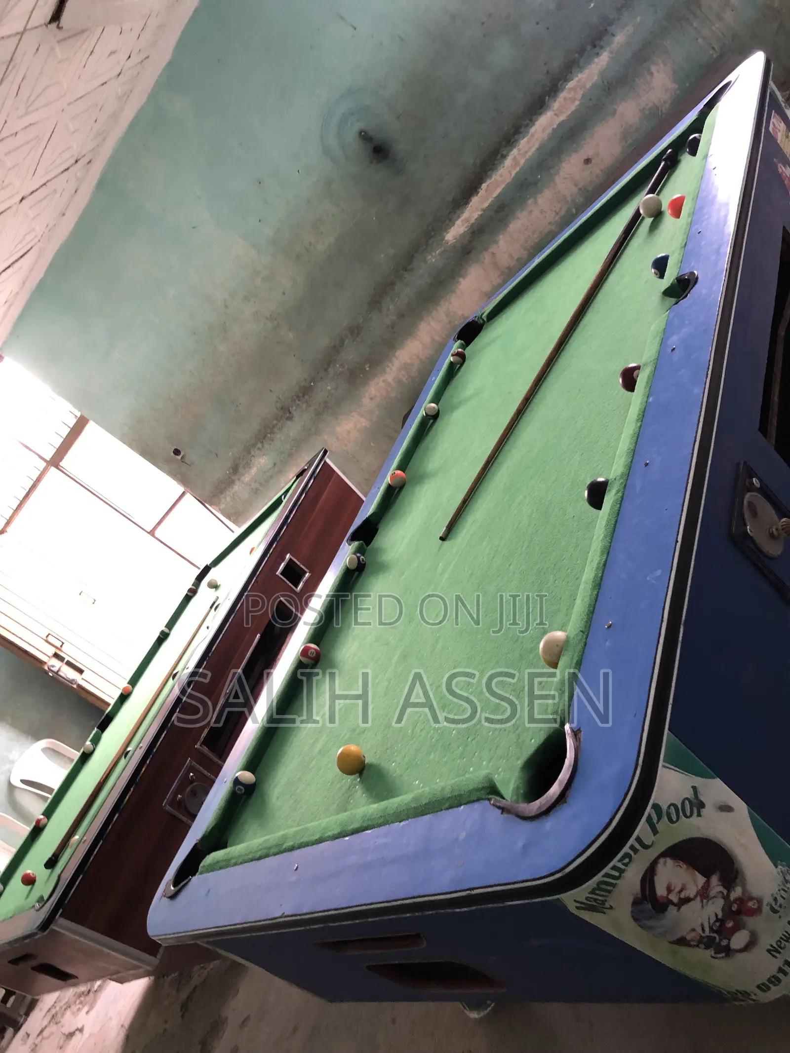 "የተሟላ የፑል ንግድ ስራ ለሽያጭ – 2 የፑል Professional Pool Table For Sale