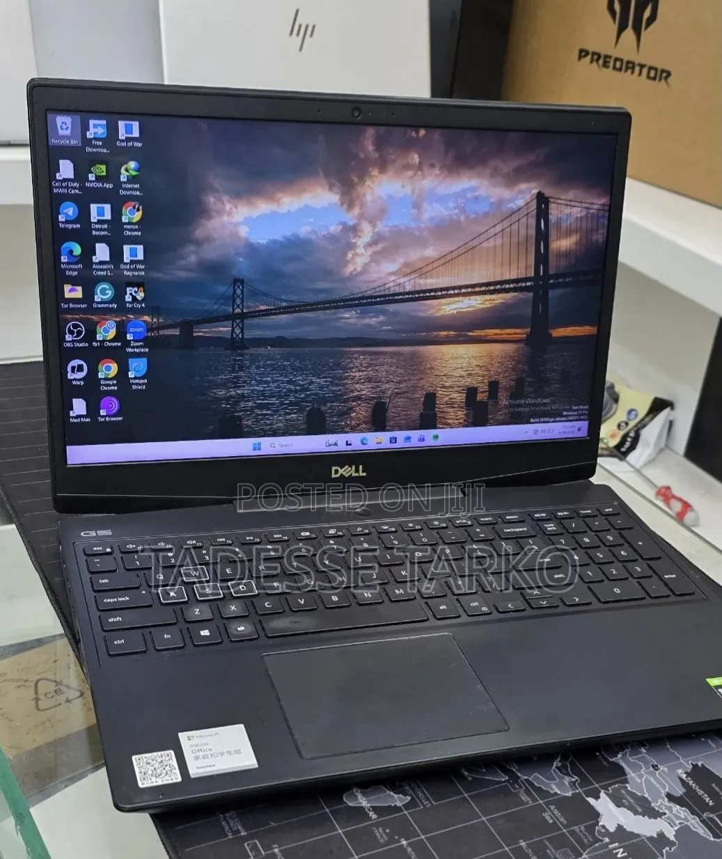 New Laptop Dell G5 32GB Intel Core i7 SSD 512GB