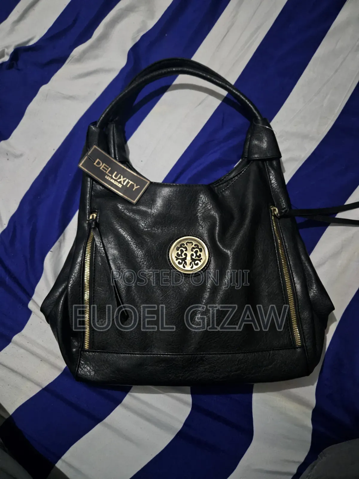 Deluxity Los Angels Black Leather