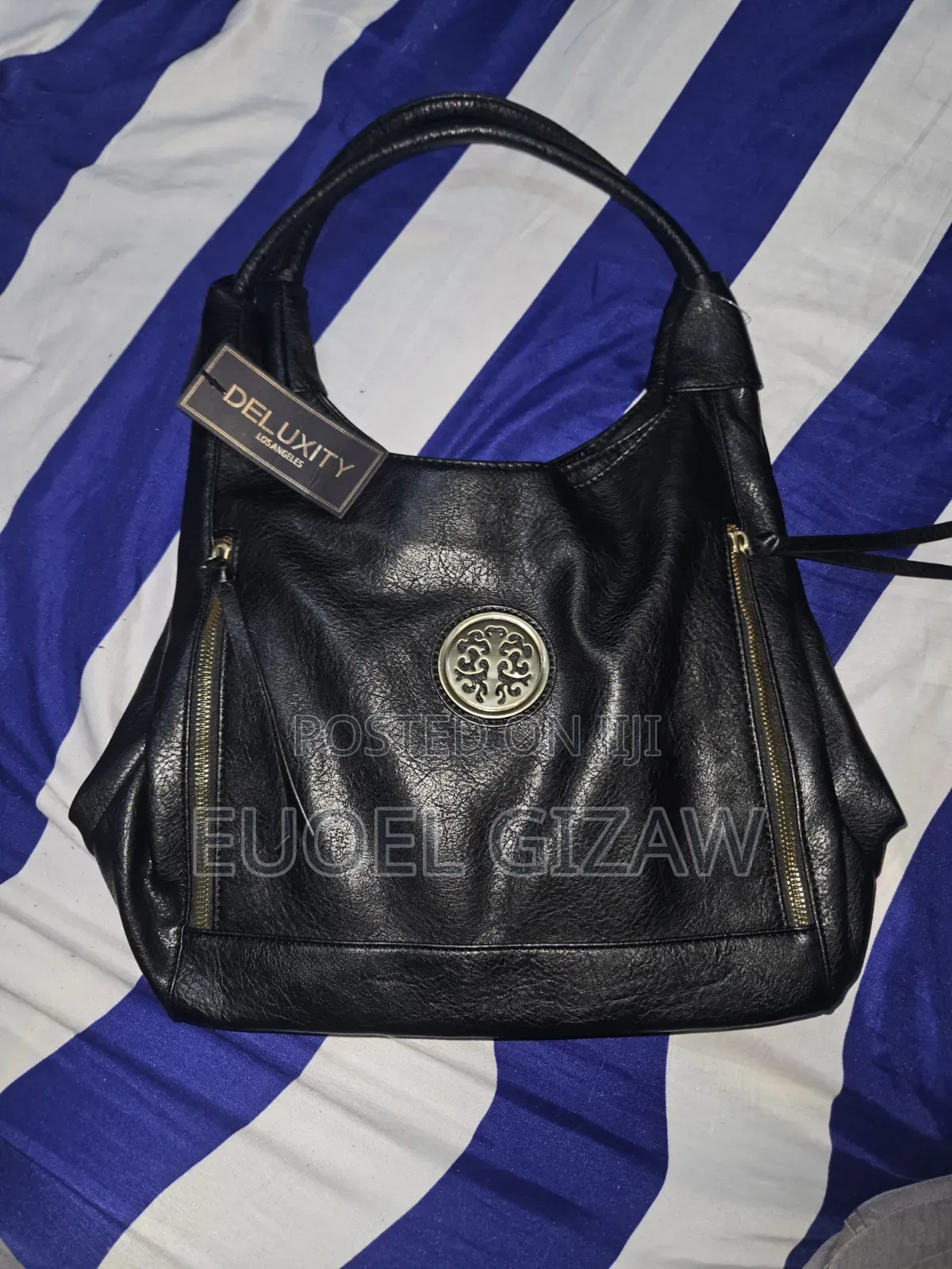 Deluxity Los Angels Black Leather