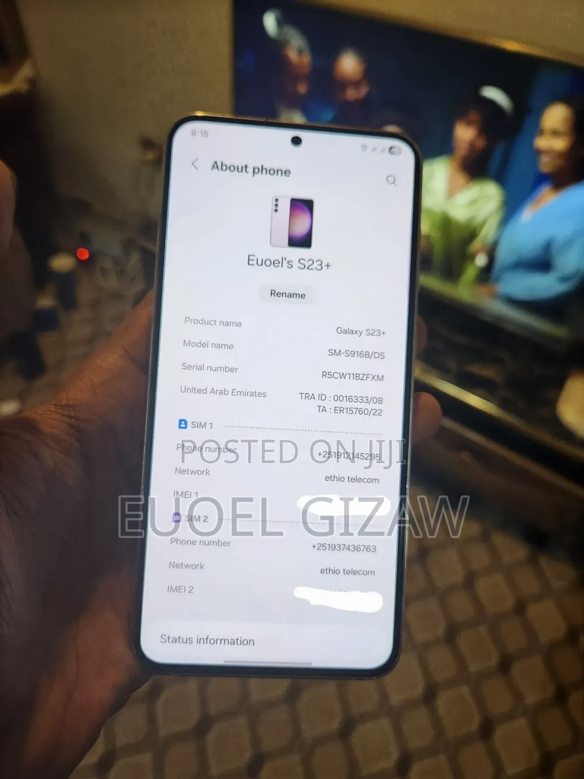 Samsung Galaxy S23+ 256 GB Rose Gold