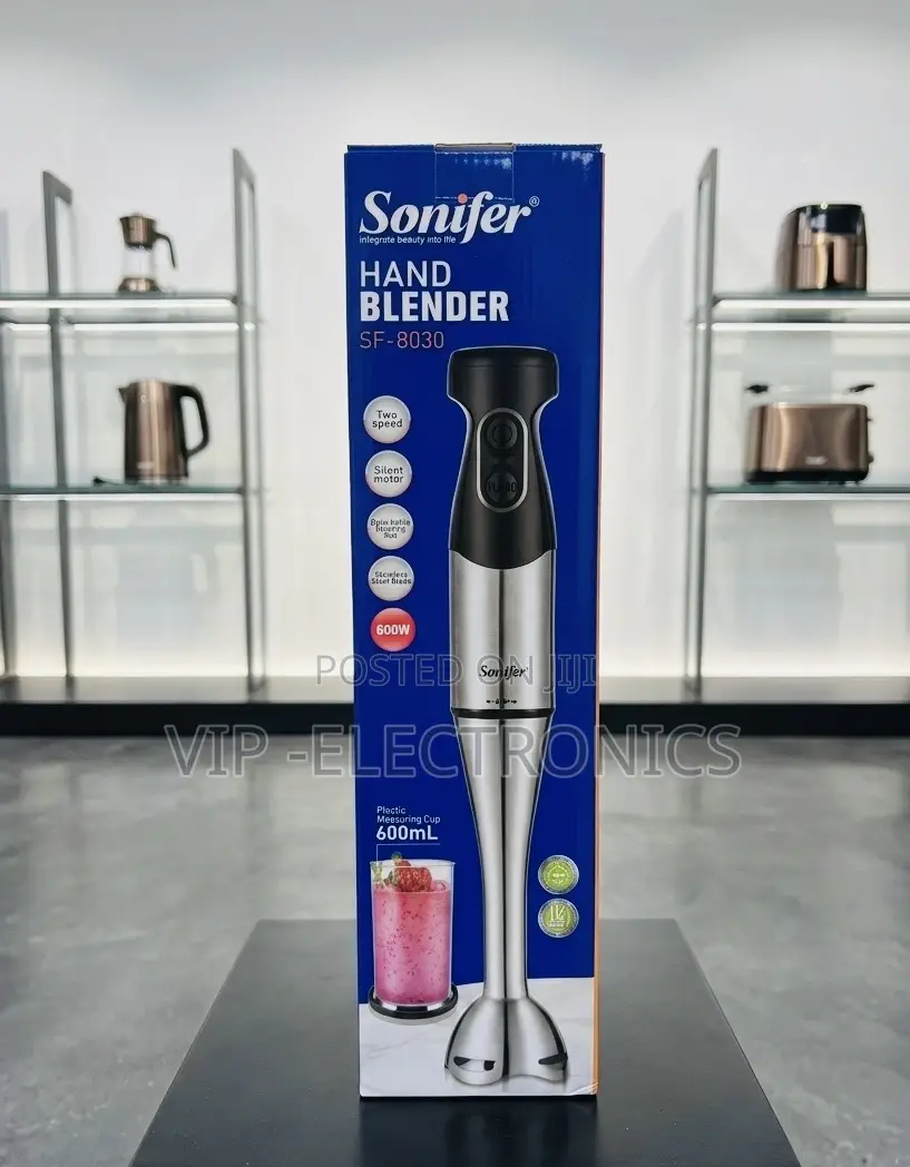 Sonifer Hand Blender 600w Powerful Kitchen Blending Made Easy