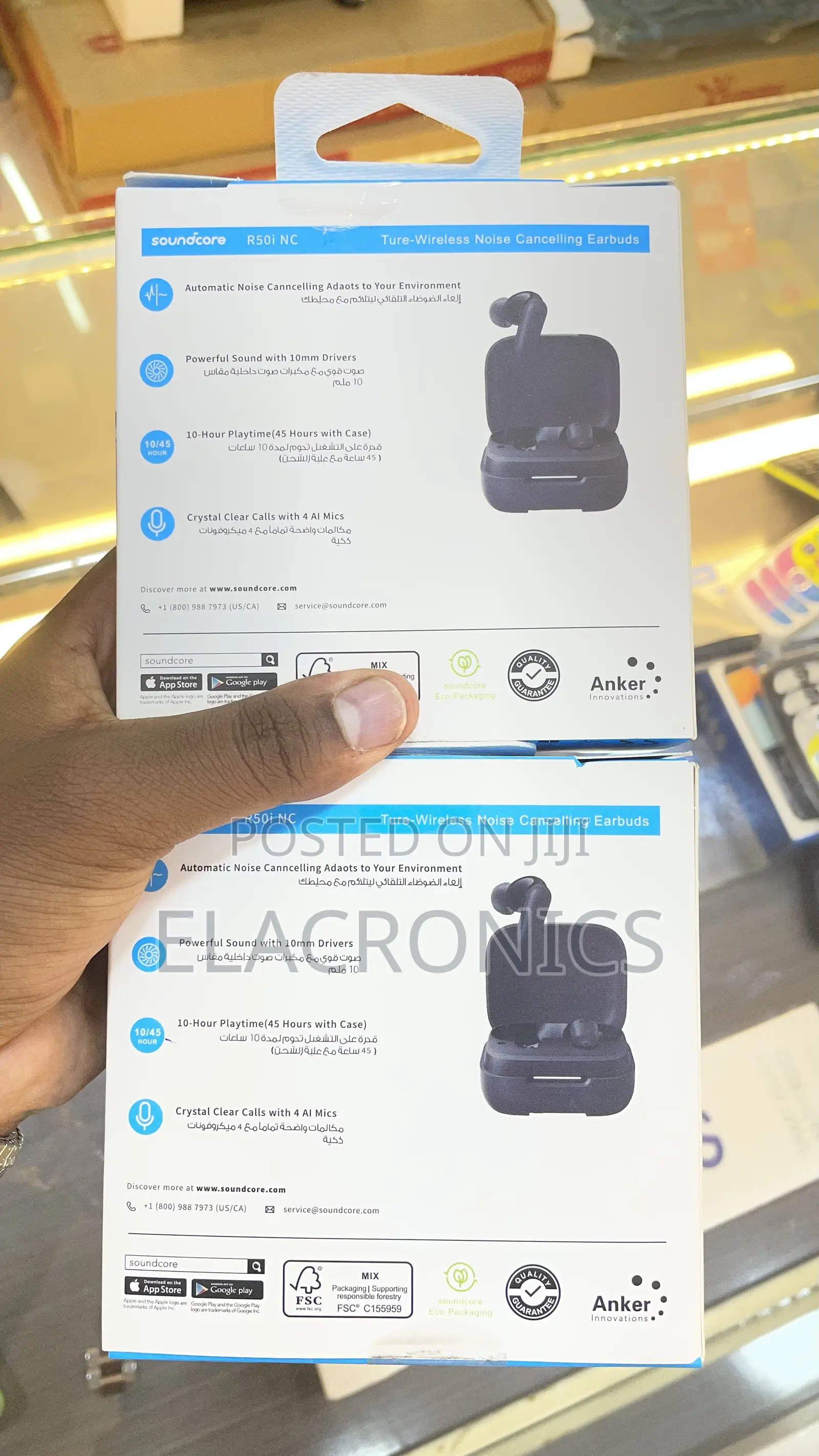 Soundcore By Anker R50i Nc Wireless Earbuds - Anc - New
