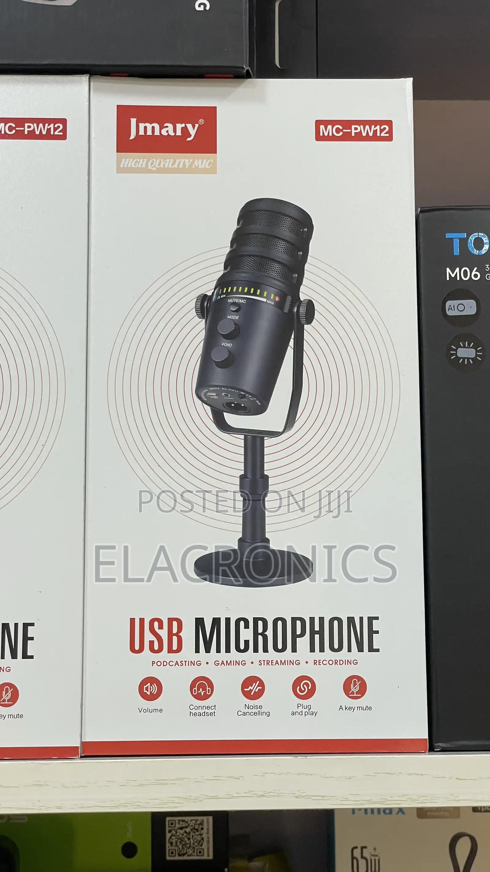 Jmary Mc-Pw12 Usb Studio Microphone - New