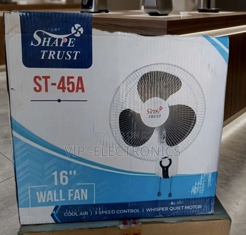 Shape Trust Wall Fan 16" Wall Fan.